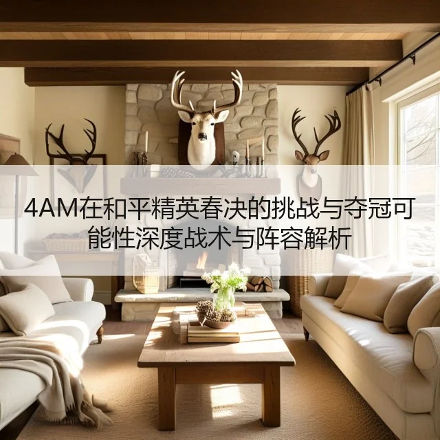 4AM在和平精英春决的挑战与夺冠可能性深度战术与阵容解析